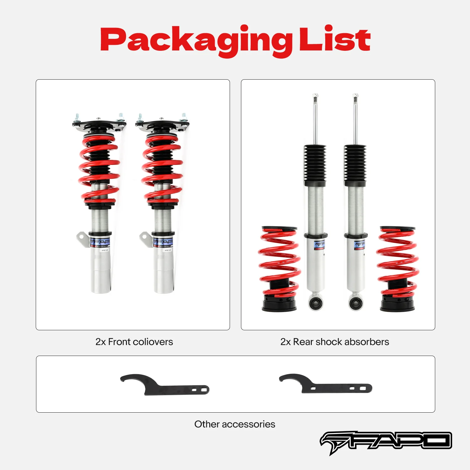 Coilover for Honda Accord CV1/CV2/CV3 2018-2022 & Inspire 7th Gen CY 2023+ PS042510 - Image 11