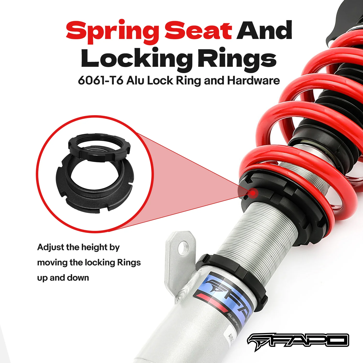 Coilover for Honda Accord CV1/CV2/CV3 2018-2022 & Inspire 7th Gen CY 2023+ PS042510 - Image 8