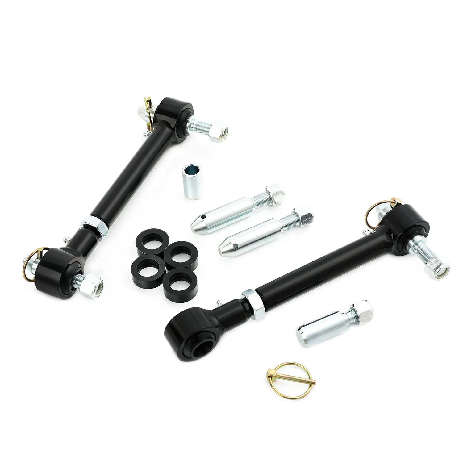 Share FAPO Front Quick Disconnect 2.5-6" Sway Bar Links For Jeep Wrangler JK 2007-2018 - Image 2