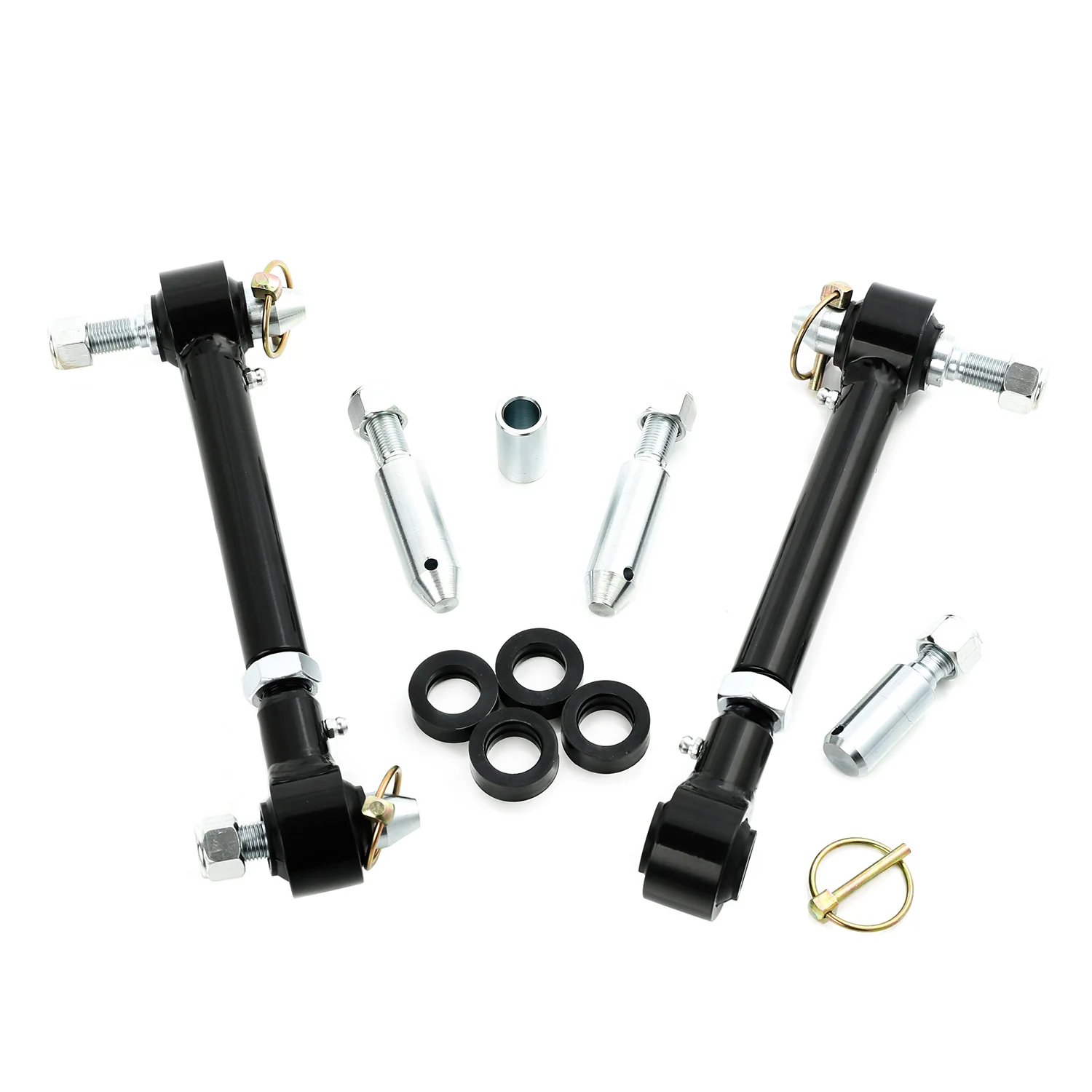 Share FAPO Front Quick Disconnect 2.5-6" Sway Bar Links For Jeep Wrangler JK 2007-2018 - Image 3