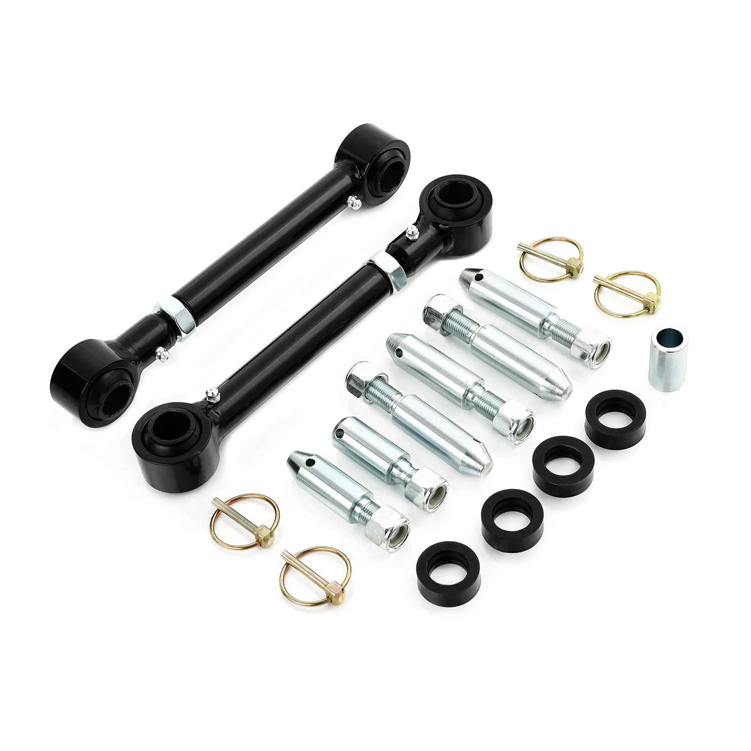 Share FAPO Front Quick Disconnect 2.5-6" Sway Bar Links For Jeep Wrangler JK 2007-2018 - Image 4